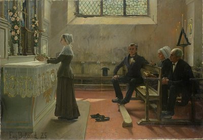 Offerta alla Vergine il giorno dopo il matrimonio da Jean Eugene Buland